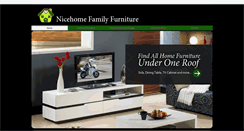 Desktop Screenshot of nicehomefamilyfurniture.com