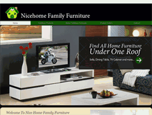 Tablet Screenshot of nicehomefamilyfurniture.com
